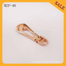 MZP46 Offre personnalisée à glissière en métal doré